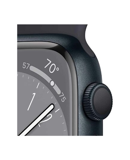 Apple Watch Series 8 GPS Aluminum 45mm, Case Finish: Midnight, Case Material: Aluminum, Case Size: 45mm, Connectivity: GPS, Band Color: Midnight, Band Size: Regular, Condition: New, 3 image